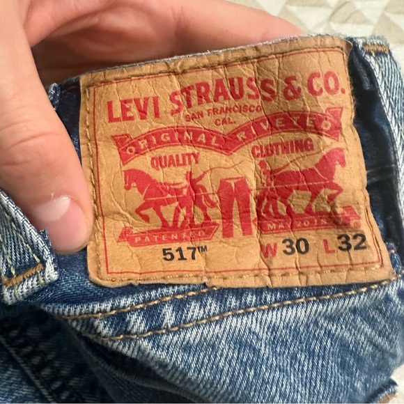 Levis 517™ BOOTCUT MEN'S JEANS Rising Sun - Medium Wash - Non Stretch - Picture 5 of 7